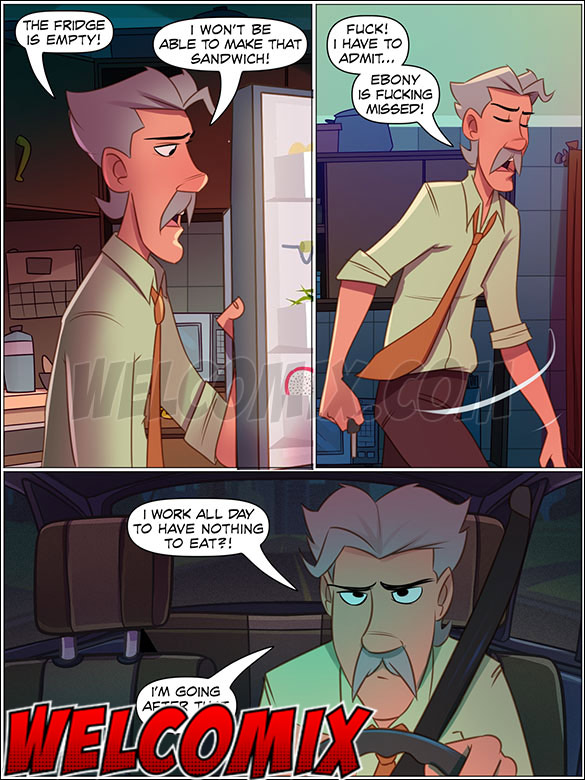 Charles arrives home from work crazy to have sex with his wife - The 4 Naughties, Beard, Hair and Mustache by welcomix