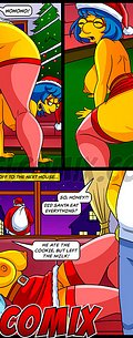 Take advantage that my cuckold husband is busy and come in the right way here at my house through the chimney - The simptoons, The mysterious santa claus by welcomix