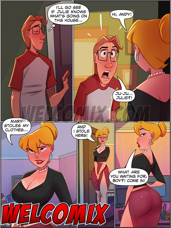 I chose the right day to do a milf cosplay - The 4 Naughties, Swapping Roles (Part 02) by welcomix