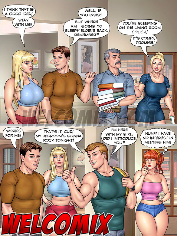 Being near her had me thinking about dirty things - A Horny Hot Cousin, A full house causes family feuds by welcomix