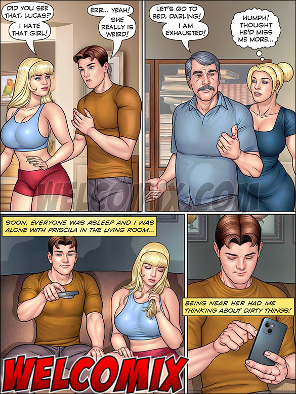 Being near her had me thinking about dirty things - A Horny Hot Cousin, A full house causes family feuds by welcomix