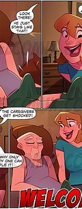 Either this ball is empty or the man had a stroke - The 4 Naughties, Naughty caregiver by welcomix