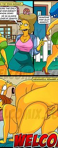 Come all of you and fuck me together - The Simptoons, The cuckold is the last to know by welcomix