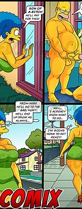 Come all of you and fuck me together - The Simptoons, The cuckold is the last to know by welcomix