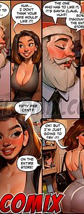 Isabella would have to put on a daring Mrs. Claus outfit - Jerk Off on My Day Off, Christmas shopping by welcomix