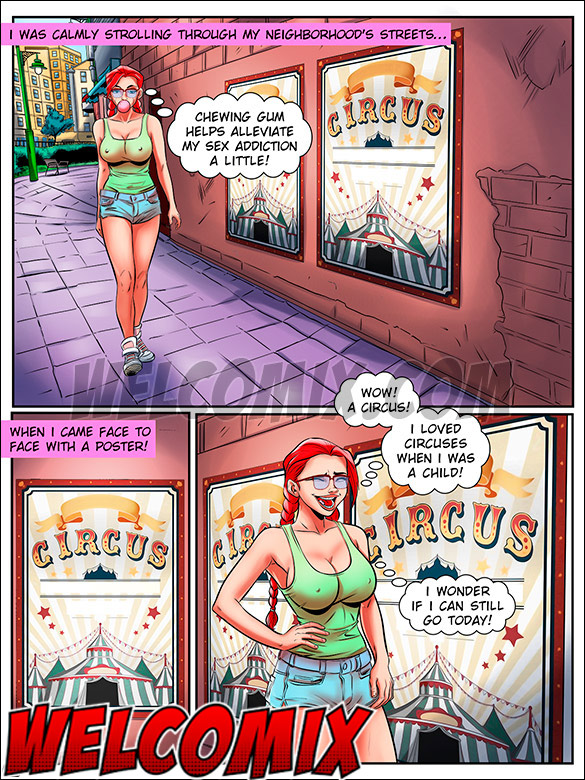 Chewing gum helps alleviate my sex addiction a little - Nymphomaniac Nerd, The clowns Boner and Dick by welcomix
