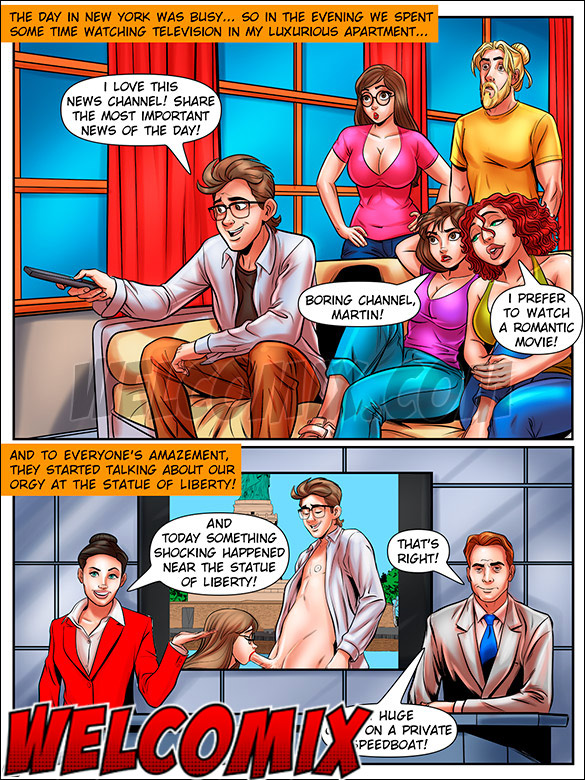 Today something shocking happened near the statue of liberty - Nerd Stallion, An american dream by welcomix