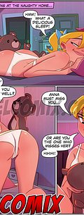Hot cougar asks the girl to bring a cup of coffee to Mr. Fuker - The 4 Naughties, Temptation at Home (Remake) by welcomix