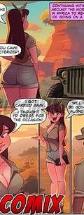 Already inside the jeep, it doesn't take long for animalistic tension to arise between her and the guide - The 4 Naughties, Safari in Africa by welcomix