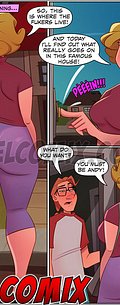 The guy gets excited and invites the MILF over - The 4 Naughties, Meeting Julie's mom by welcomix