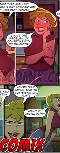 The guy gets excited and invites the MILF over - The 4 Naughties, Meeting Julie's mom by welcomix