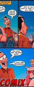 The clever hillbilly takes advantage of Darlene's hot body to prove that society is advantageous - The Hillbilly Farm, Sharing the abundance by welcomix