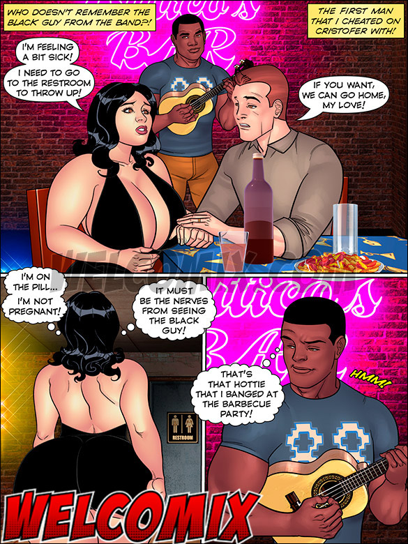 The black guy suddenly grabbed me from behind - Pops, The Pervert Father-in-law, Doing it in the bar's restroom by welcomix