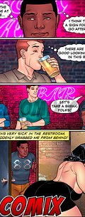 The black guy suddenly grabbed me from behind - Pops, The Pervert Father-in-law, Doing it in the bar's restroom by welcomix