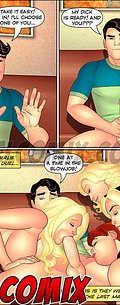 It's my turn to show how a cock should be swallowed - Aunt, Cousins and co., All the girls together and mixed up 2 by welcomix