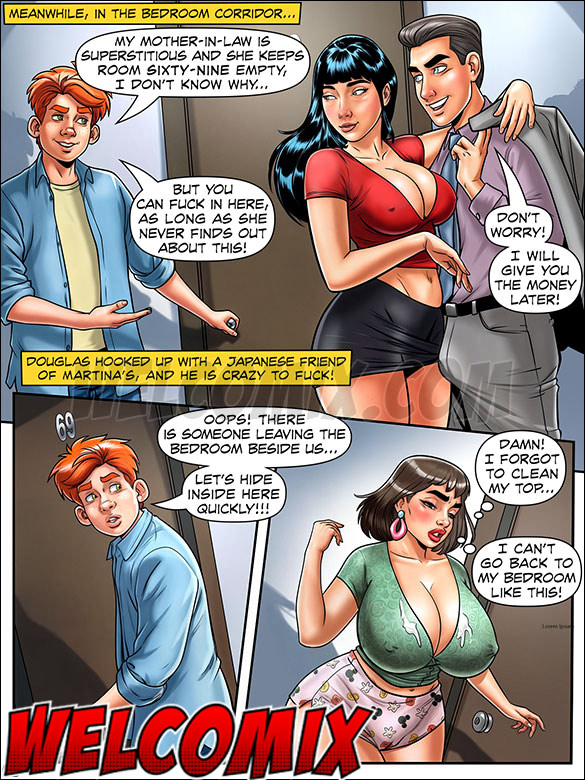 It's a shame that young men cum quickly - Mama Boobs, the Mom Friend, Room sixty-nine by welcomix