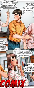 They were drawn in by the enormous breasts of the woman who runs the place - Mama Boobs, the Mom Friend, BDSM on the playboys by welcomix